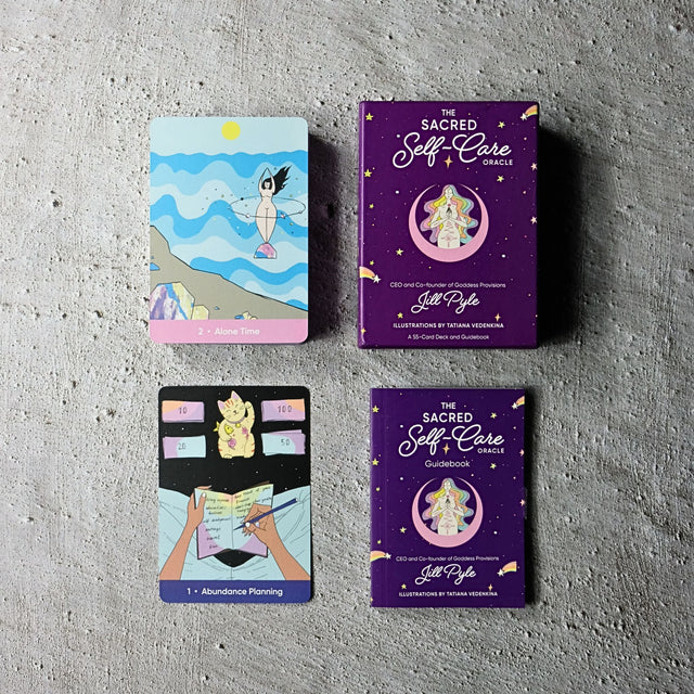 Sacred Self-Care Oracle Card Deck by Jill Pyle