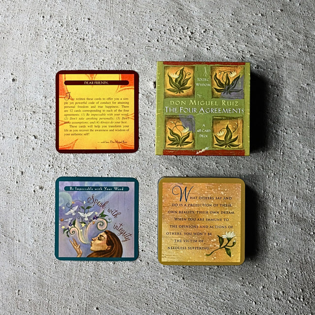 Four Agreements Card Deck by Don Miguel Ruiz