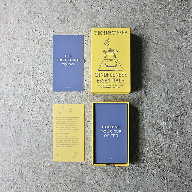 Mindfulness Essentials by Thich Nhat Hanh, Thich Nhat Hanh, Rise + Relax, Rise and Relax, books Philippines, affirmation cards, oracle cards, oracle deck, tarot cards, tarot deck, motivational cards, inspirational cards, self-help cards